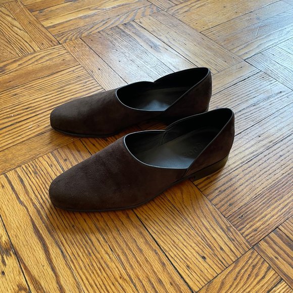 Bode Brown Suede Slippers, size 42 - Picture 4 of 9